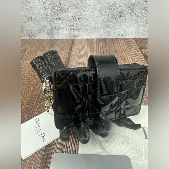 Lady Dior Jasmine Card Holder with dust bag NWT - Picture 4 of 13